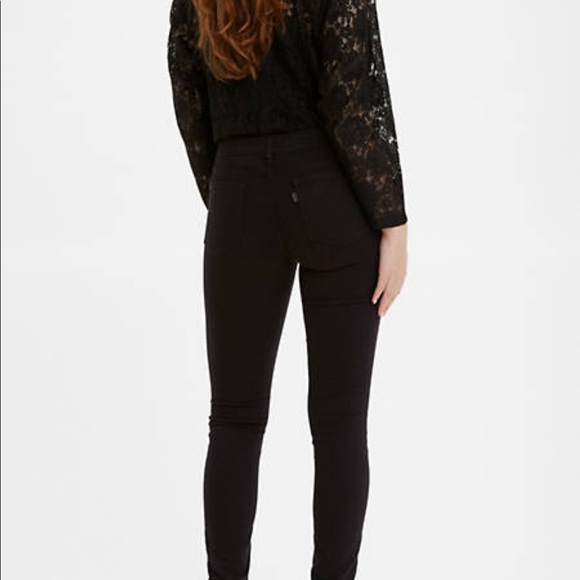 Levi’s 711 Skinny black/grey skinny jeans - Picture 2 of 6